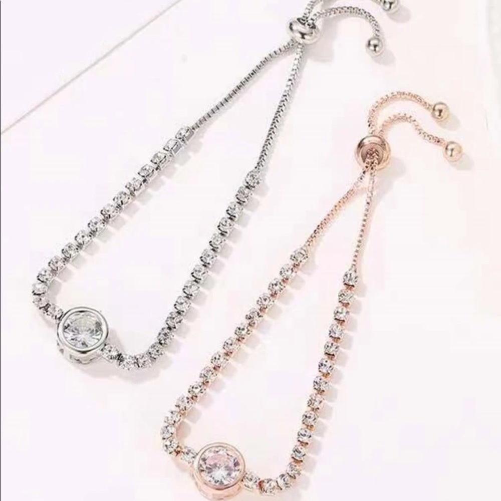 Gorgeous Tennis Bling in Gold OR Silver adjustable